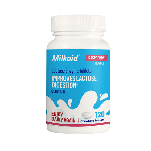 Milkaid Lactase Enzyme Tablets 120's